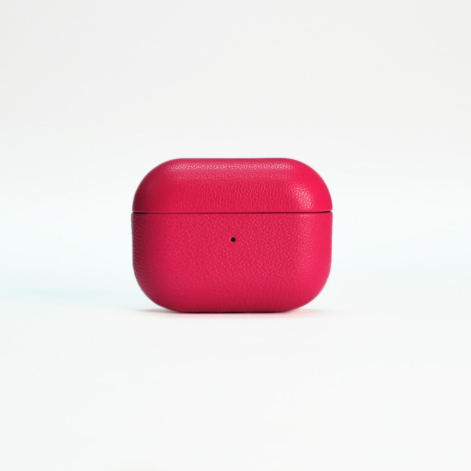Raspberry Leather Airpod case for Pro 1st and 2nd generation