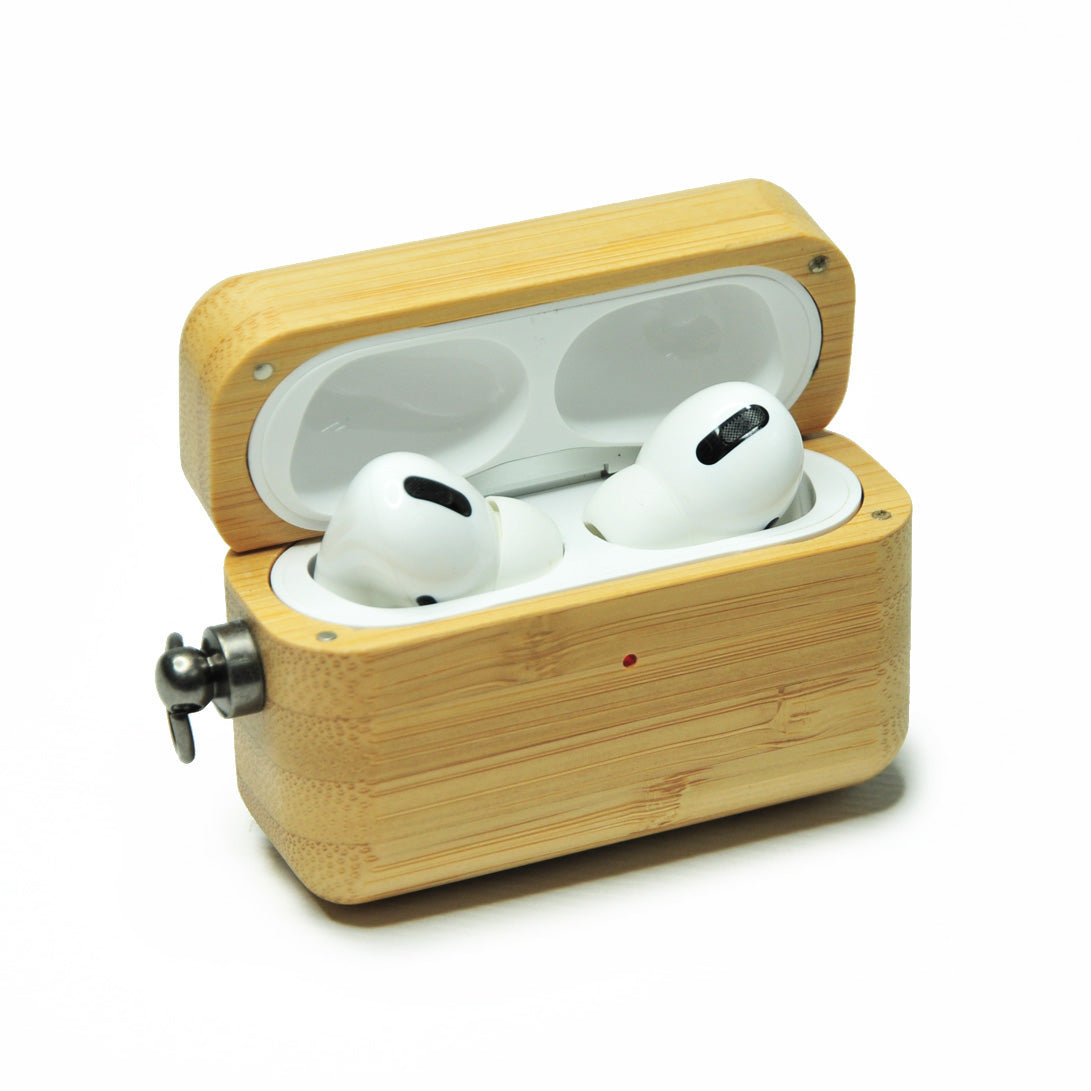Bamboo Wood AirPods Pro 1st and 2nd Generation Case