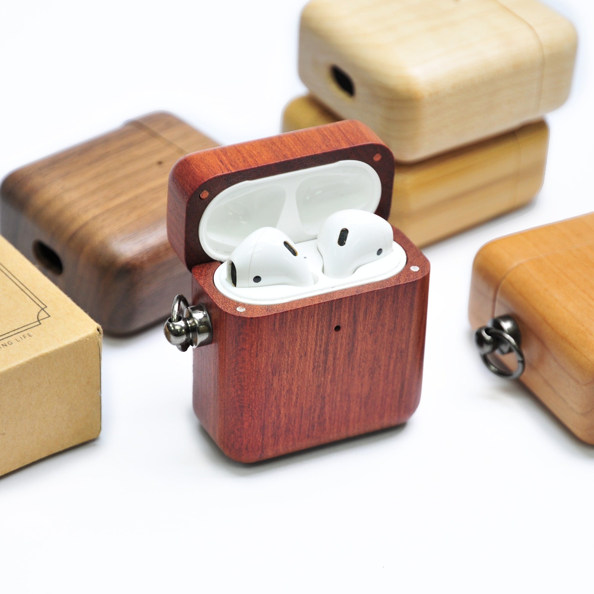Rosewood Wood AirPod Case 1st and 2nd Generation