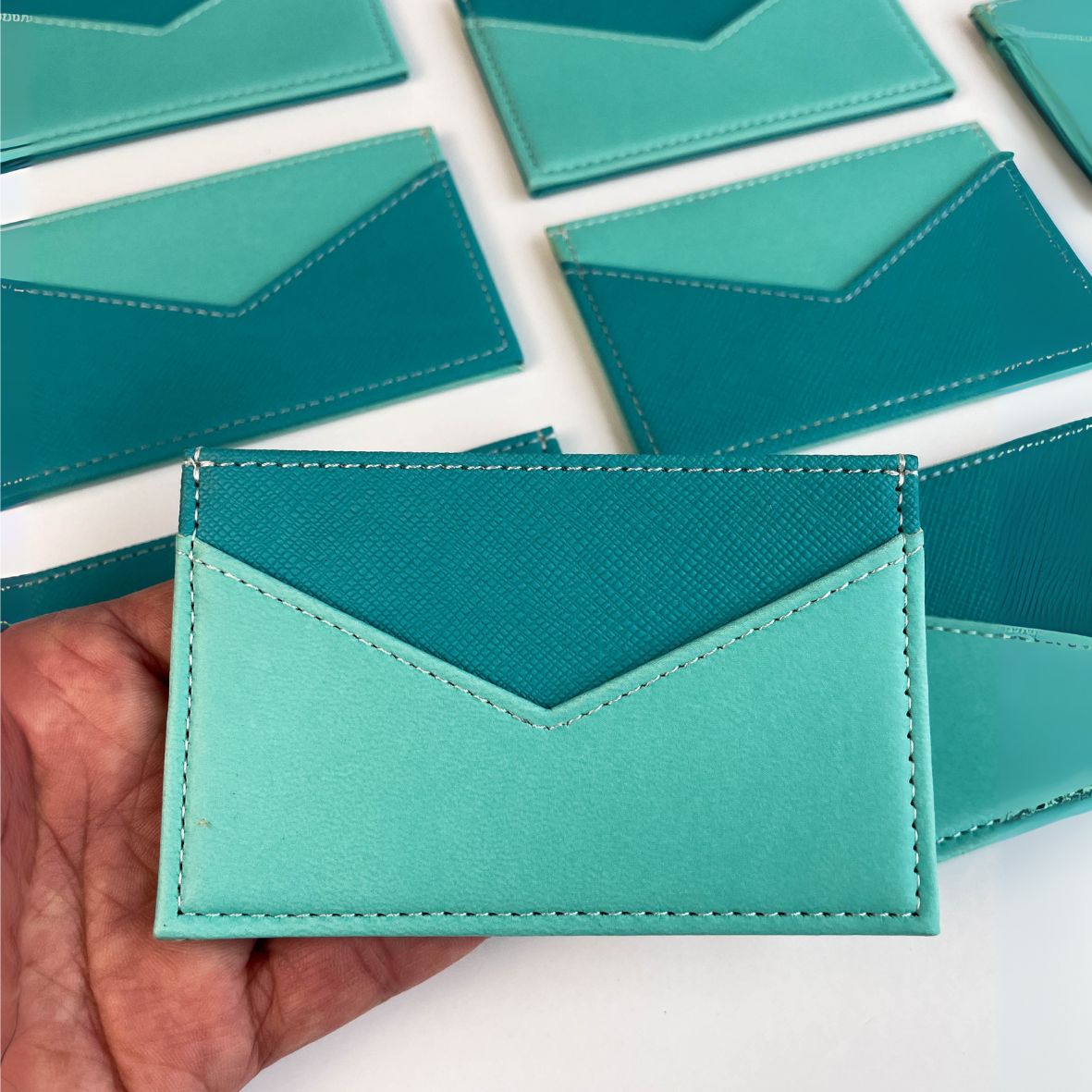Affordable stocking stuffer gift, Slim Leather Card Holder