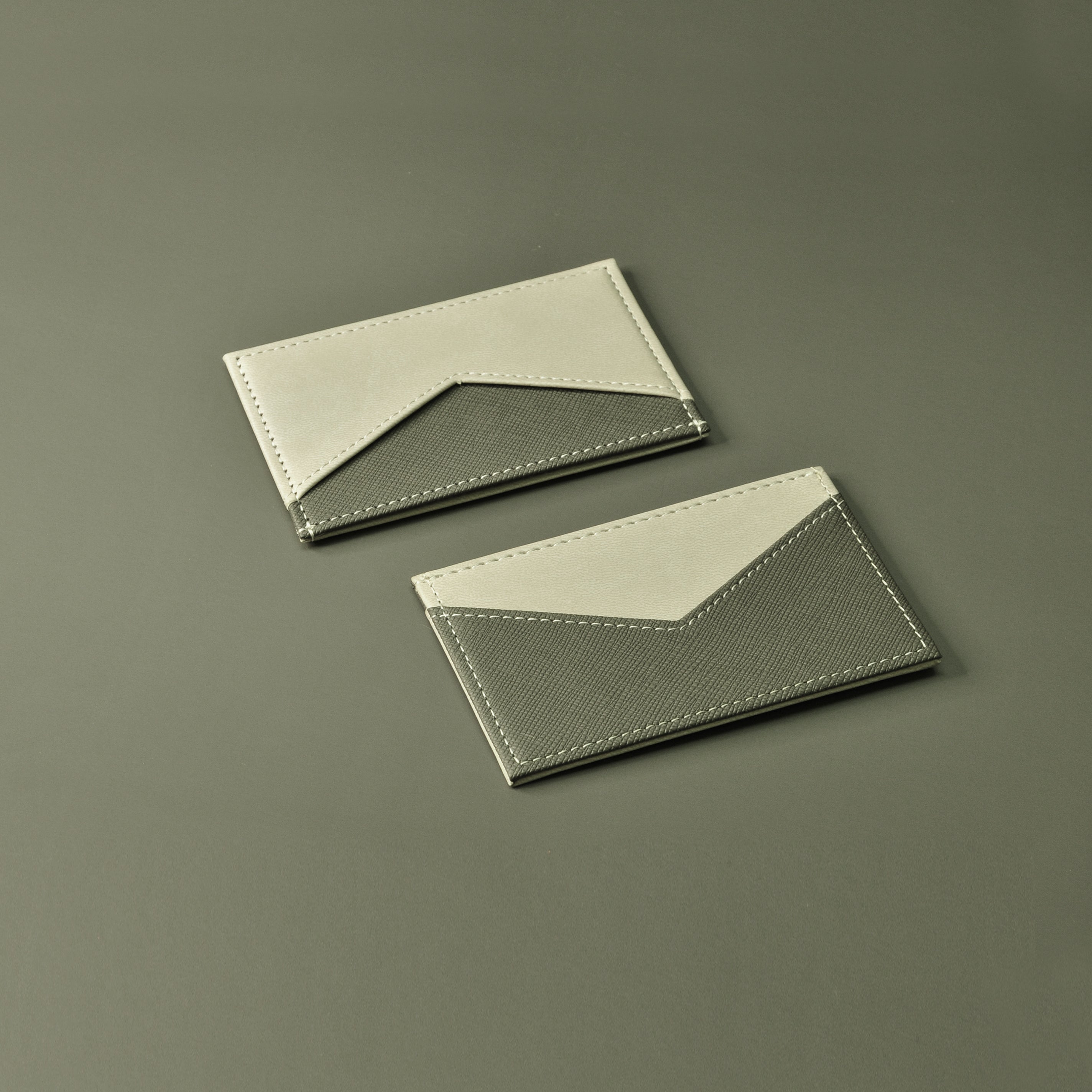 Black Slim RFID Card Holder , Minimalist Wallet