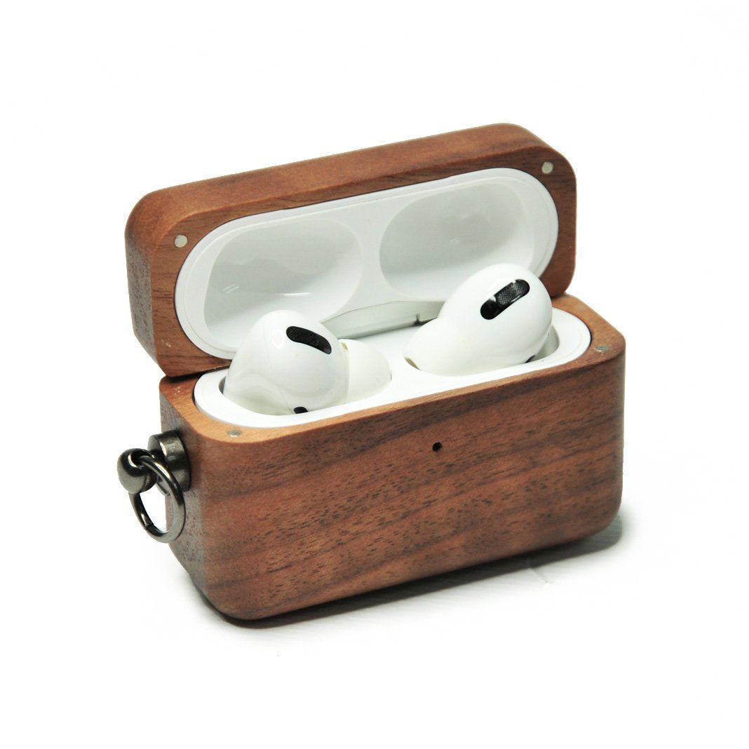 Walnut Wood AirPods Pro 1st and 2nd Generation Case