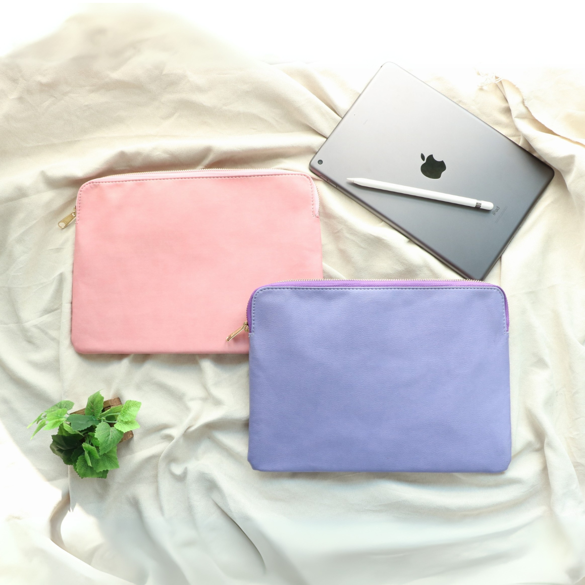 Minimalist tablet sleeve for women birthday gift
