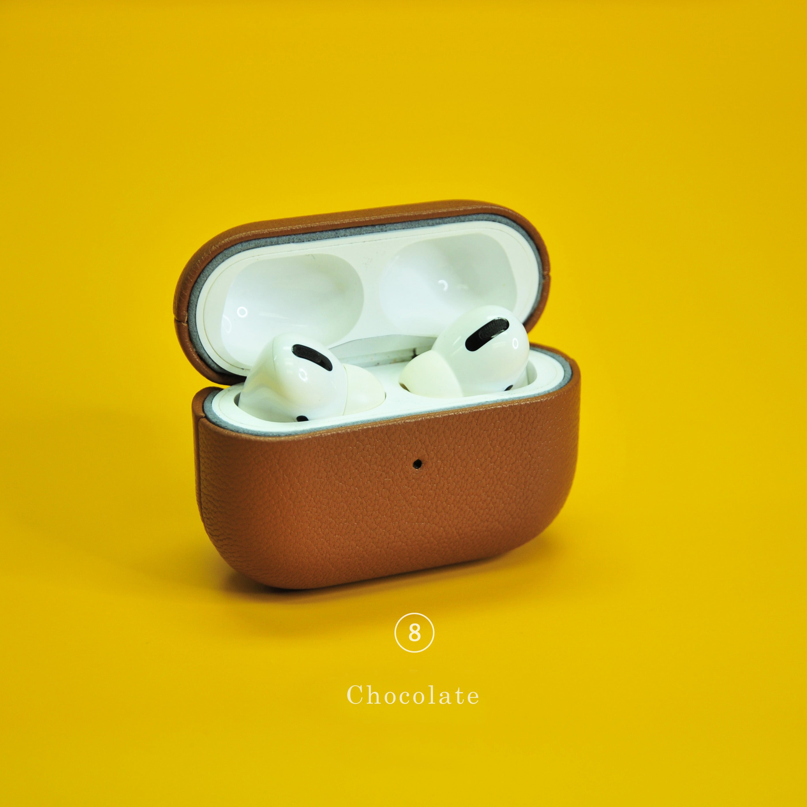 Chocolate Leather AirPod Case