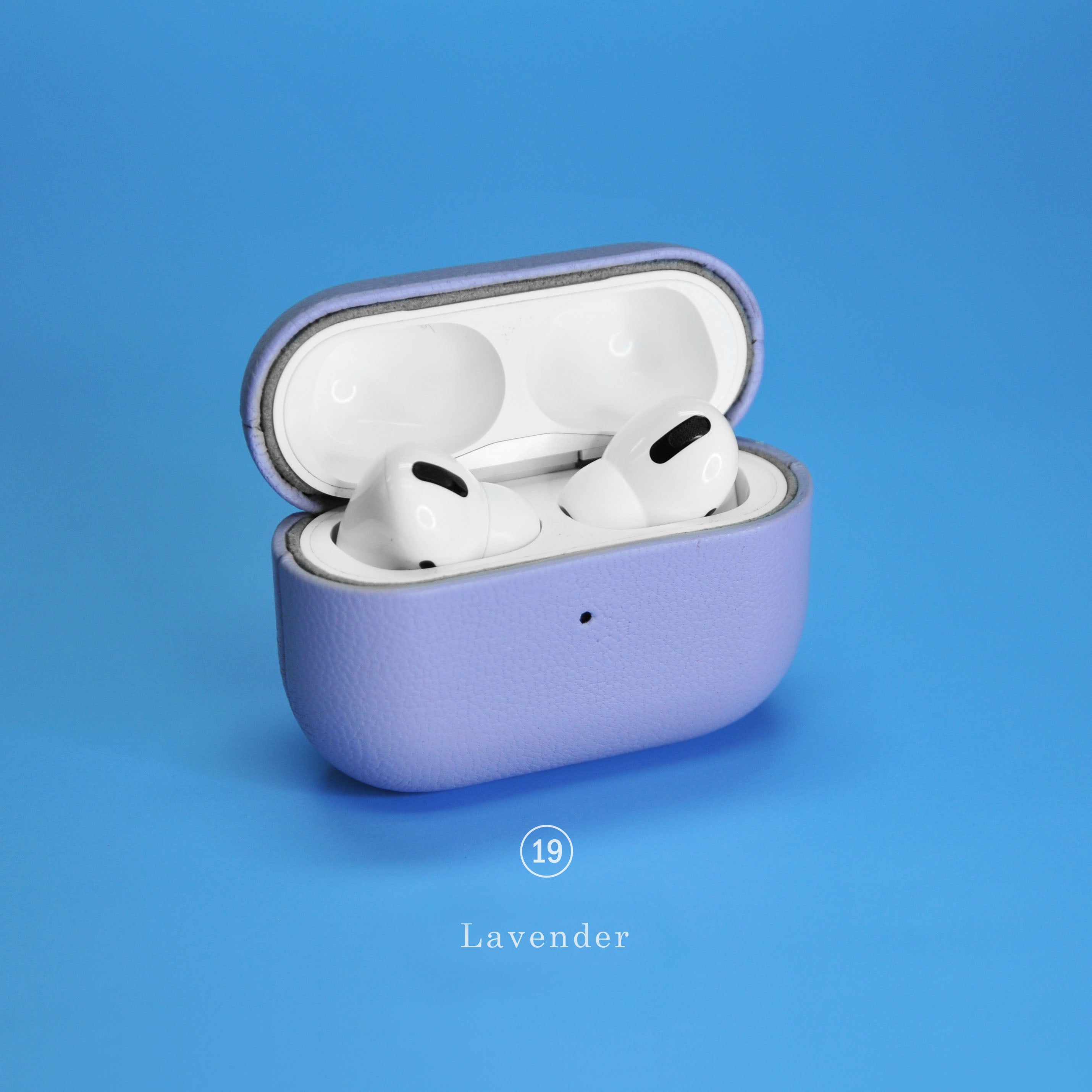 Lavender Leather AirPod Case