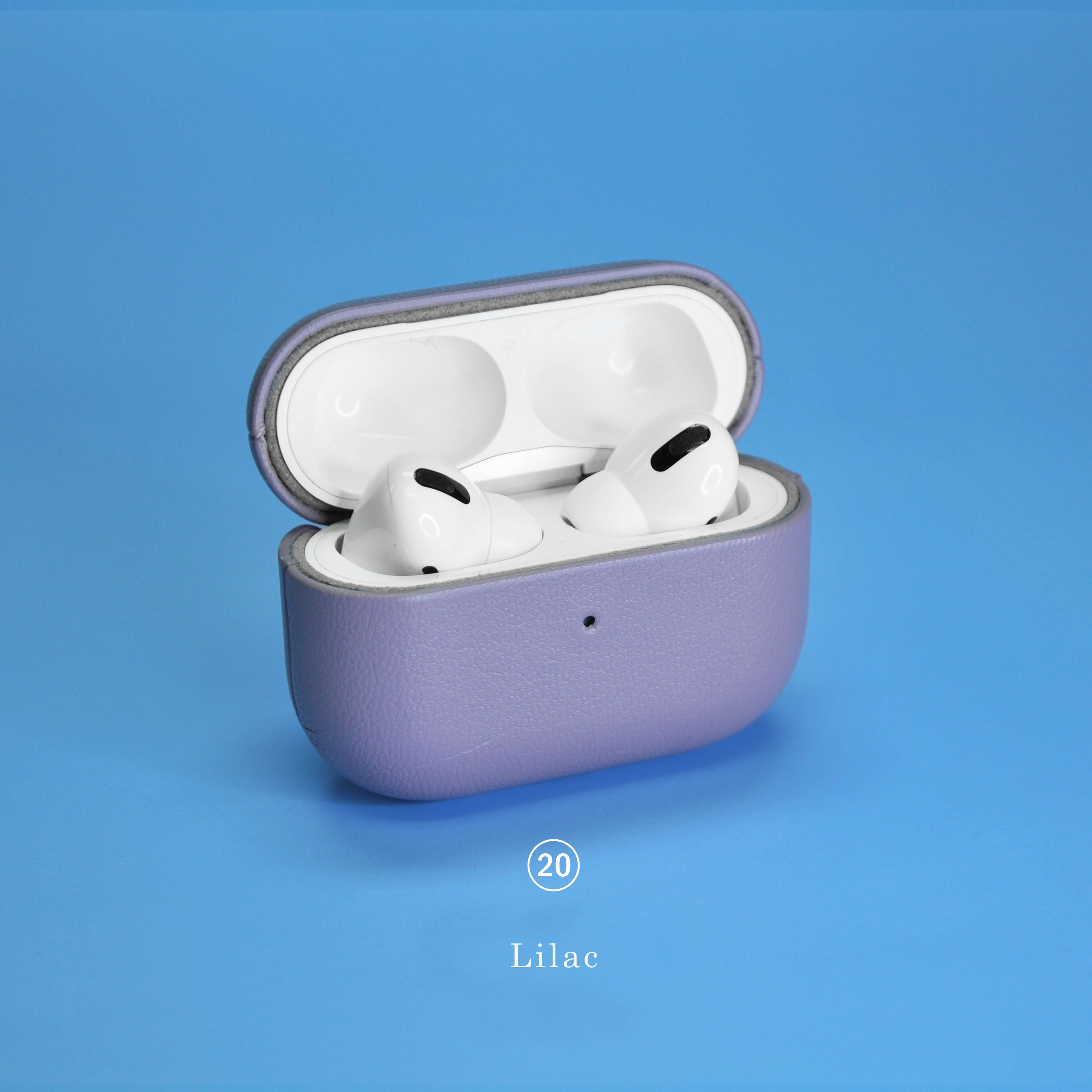 Lilac Leather AirPod Case