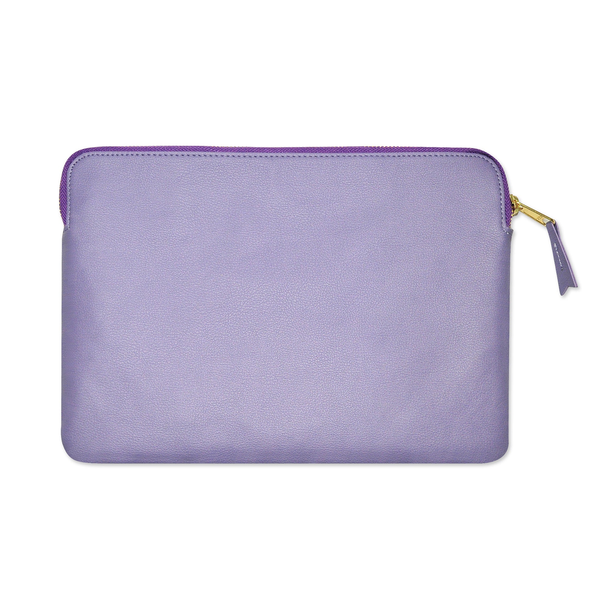 Lavender Tablet sleeve with zipper closure 